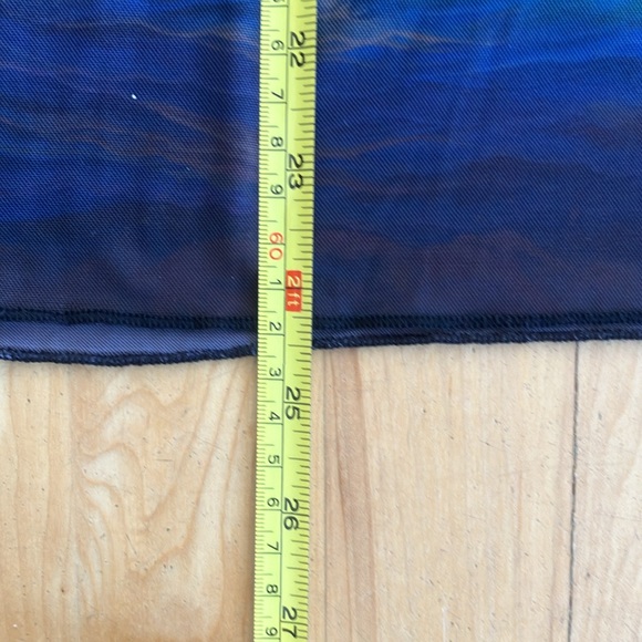 NEW Desigual Middleton mesh top daisy tiger ocean Large - Picture 6 of 11